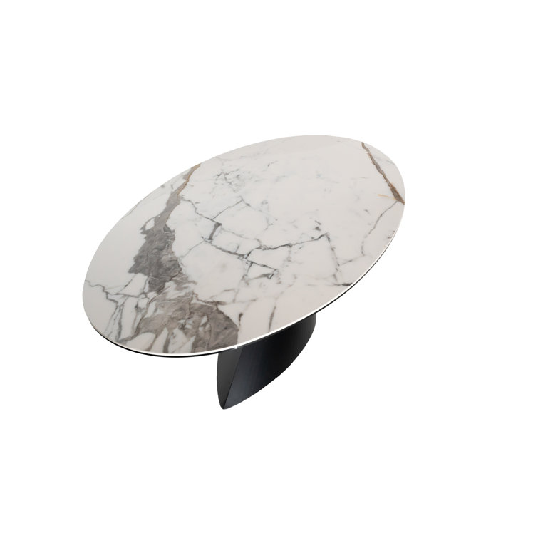 Ivy Bronx Hamtramck Oval 200Cm Dining Table Wayfair.co.uk